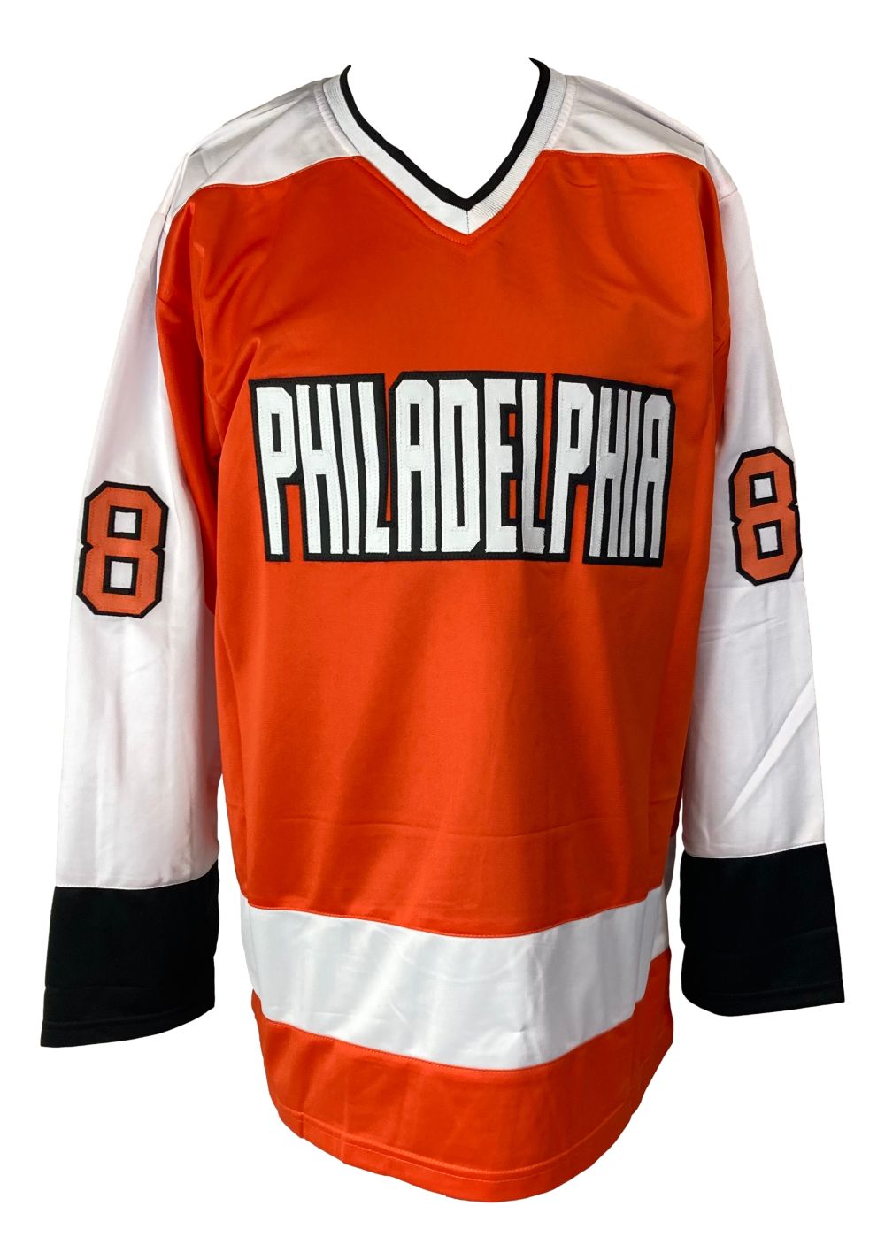 Eric Lindros Philadelphia Signed Orange Hockey Jersey HOF 16 Inscribed JSA ITP