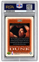 Julius Erving Signed 2000 Upper Deck #51 76ers Trading Card PSA/DNA