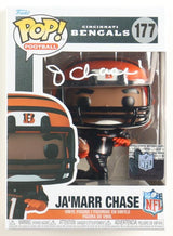 Ja'Marr Chase Autographed Bengals Funko Pop! Figure #177 (Beckett)