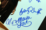 Vice Principals Cast (9) McBride, Goggins Signed 11X14 Photo BAS #A05064