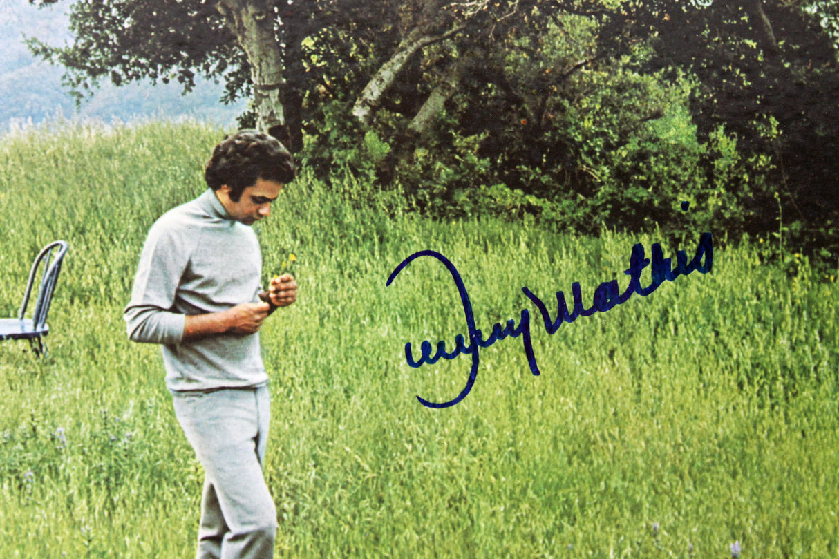 Johnny Mathis Authentic Signed Tenderly Album Cover Autographed PSA/DNA #AB43031