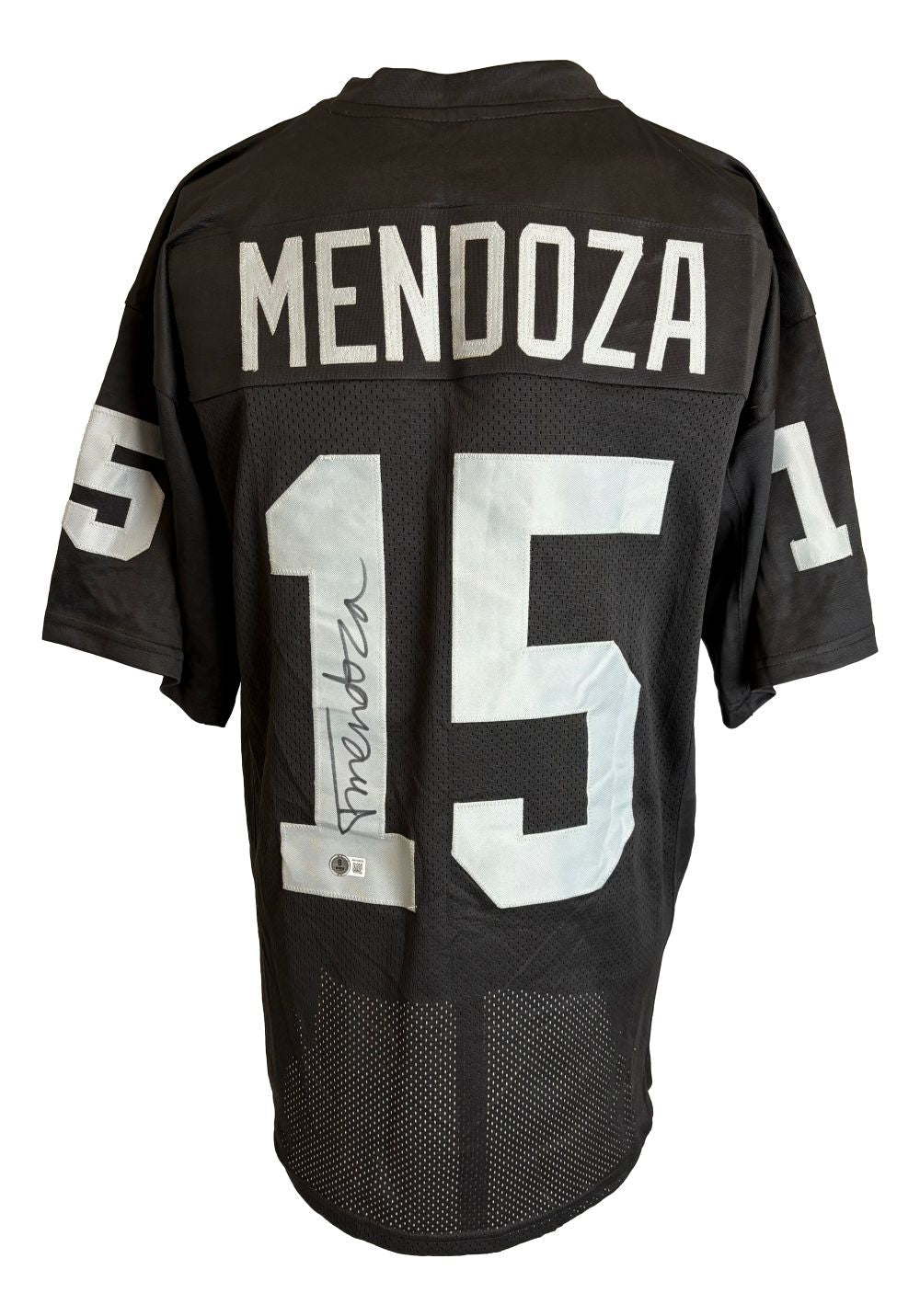 Fernando Mendoza Las Vegas Signed Black Football Jersey BAS