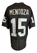 Fernando Mendoza Las Vegas Signed Black Football Jersey BAS