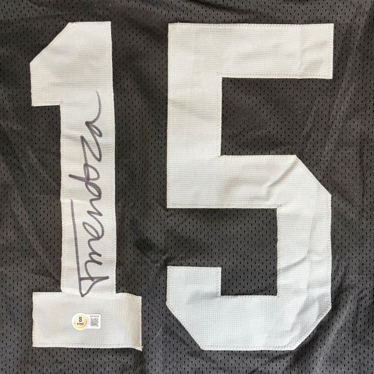Fernando Mendoza Las Vegas Signed Black Football Jersey BAS