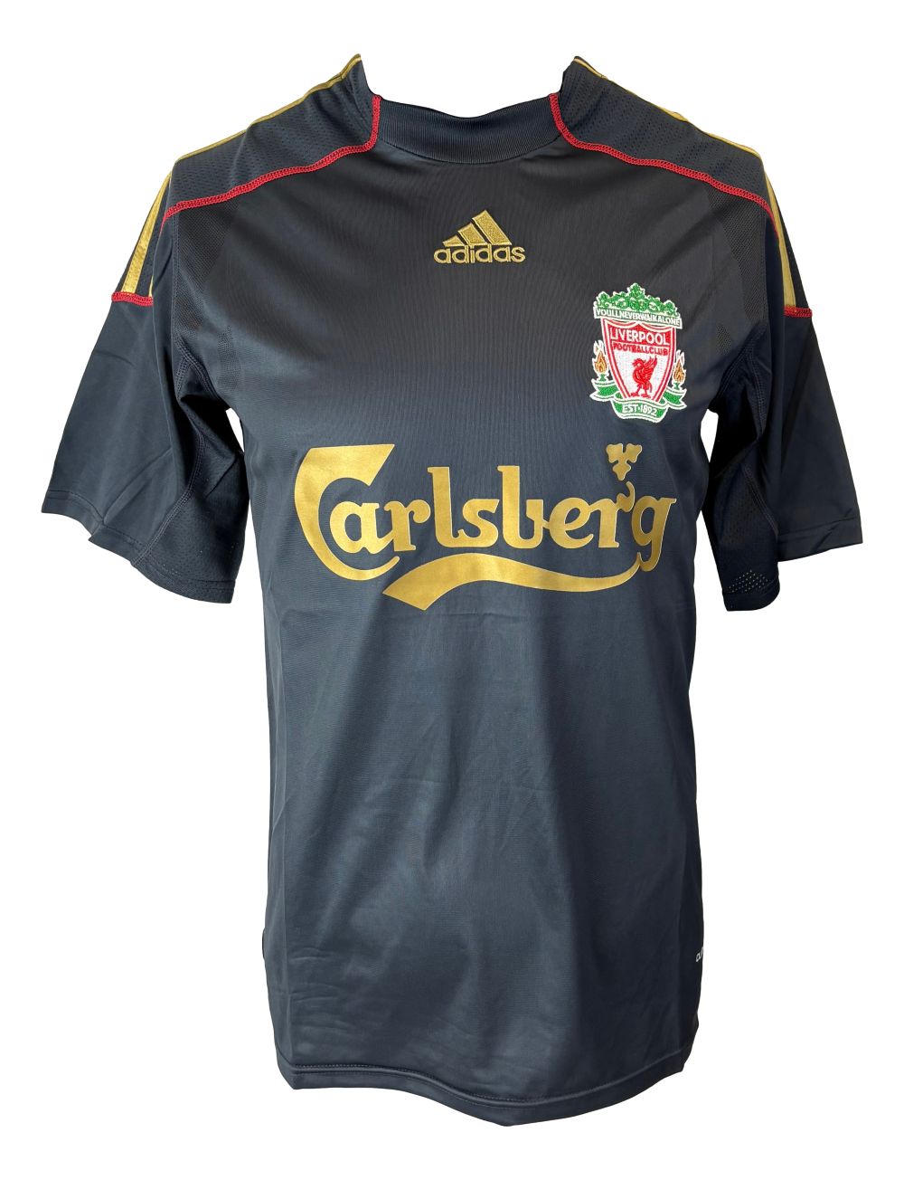 Fernando Torres Signed Liverpool Black Adidas Soccer Jersey BAS