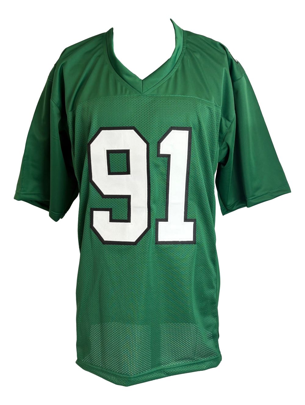 Fletcher Cox Philadelphia Signed Kelly Green Football Jersey JSA QR Hologram