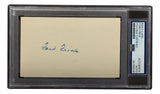 Commissioner Ford Frick Signed Index Card PSA/DNA