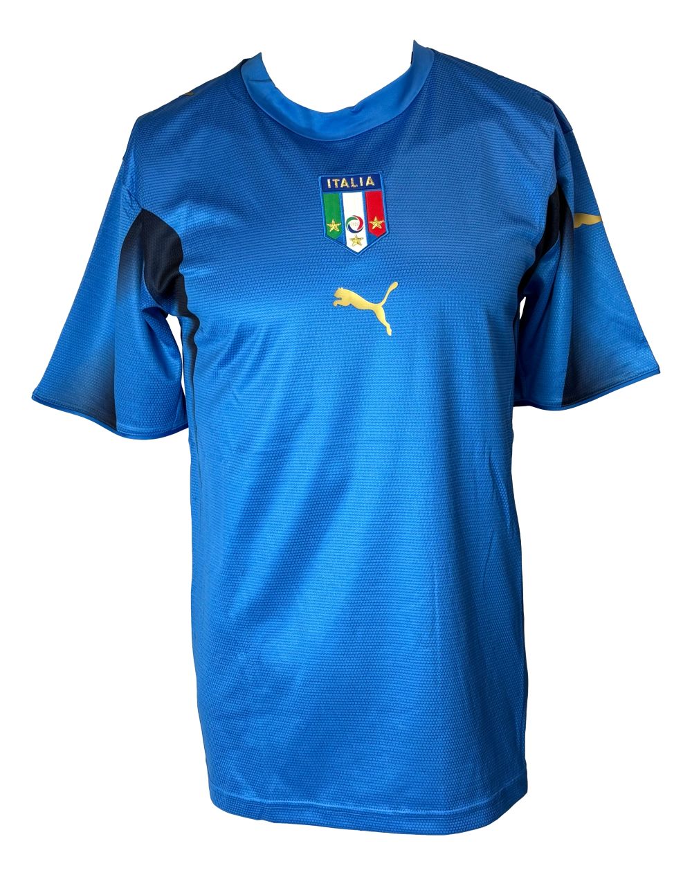 Francesco Totti Signed Italy Blue Puma Soccer Jersey BAS