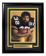 Franco Harris Signed Framed 11x14 Pittsburgh Steelers Photo BAS