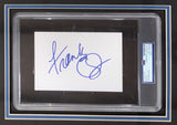 Frank Oz Star Wars Yoda Signed Framed Slabbed Index Card PSA