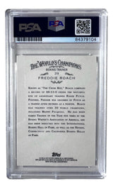 Freddie Roach Signed Slabbed 2013 Topps Allen & Ginter #219 RC PSA/DNA