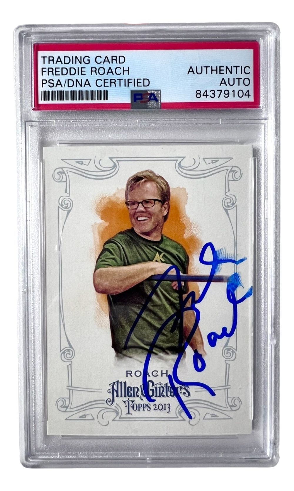 Freddie Roach Signed Slabbed 2013 Topps Allen & Ginter #219 RC PSA/DNA