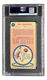 Gail Goodrich Signed 1970/71 Topps #2 Lakers Trading Card w/ 3 Insc PSA/DNA