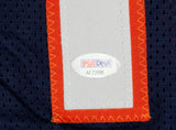 Gale Sayers Signed Custom Blue Pro Style Football Jersey PSA/DNA