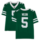 Garrett Wilson Autographed New York Jets Green Nike Vapor Fuse Stitched Number Limited Jersey Fanatics