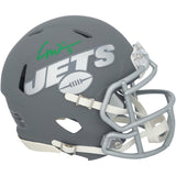 Garrett Wilson Autographed New York Jets SLATE Speed MIni Helmet Fanatics