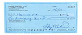 Gary Carter Montreal Expos Signed Bank Check #9987 BAS - Sports Integrity