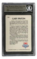 Gary Payton Signed 1990/91 Hoops #391 Seattle Sonics Rookie Card HOF 2013 BAS