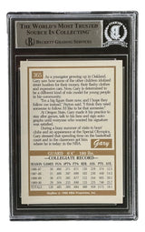 The Gary Payton Signed 1990/91 Skybox #365 Seattle Sonics Rookie Card HOF 2013 BAS by Sports Integrity features player stats and a biography of the legendary guard, highlighting his early life, inspiration, and season-by-season collegiate record.