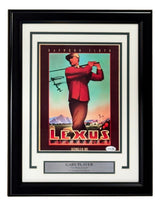 Gary Player Signed Framed 8x10 1995 Lexus Challenge Pamphlet JSA QR