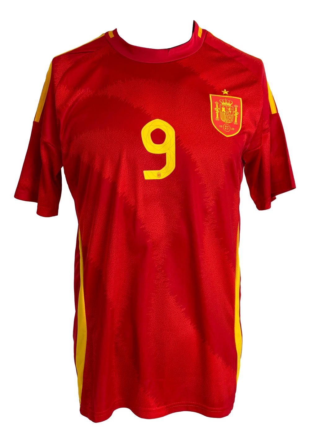 Gavi Spain Signed Red Soccer Jersey BAS