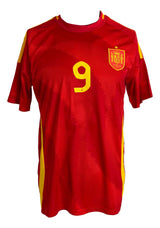 Gavi Spain Signed Red Soccer Jersey BAS