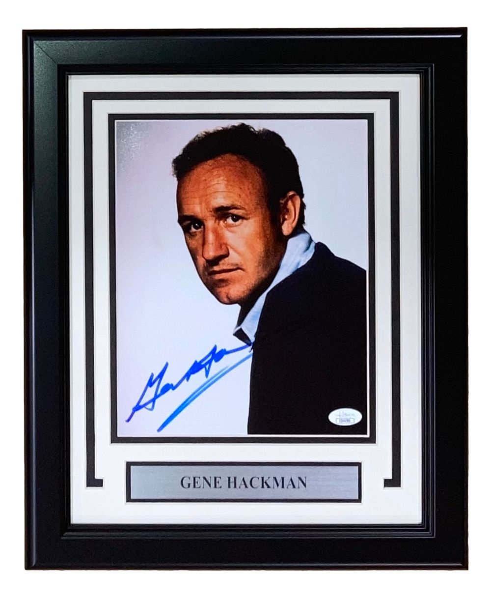 Gene Hackman Signed Framed 8x10 Photo JSA