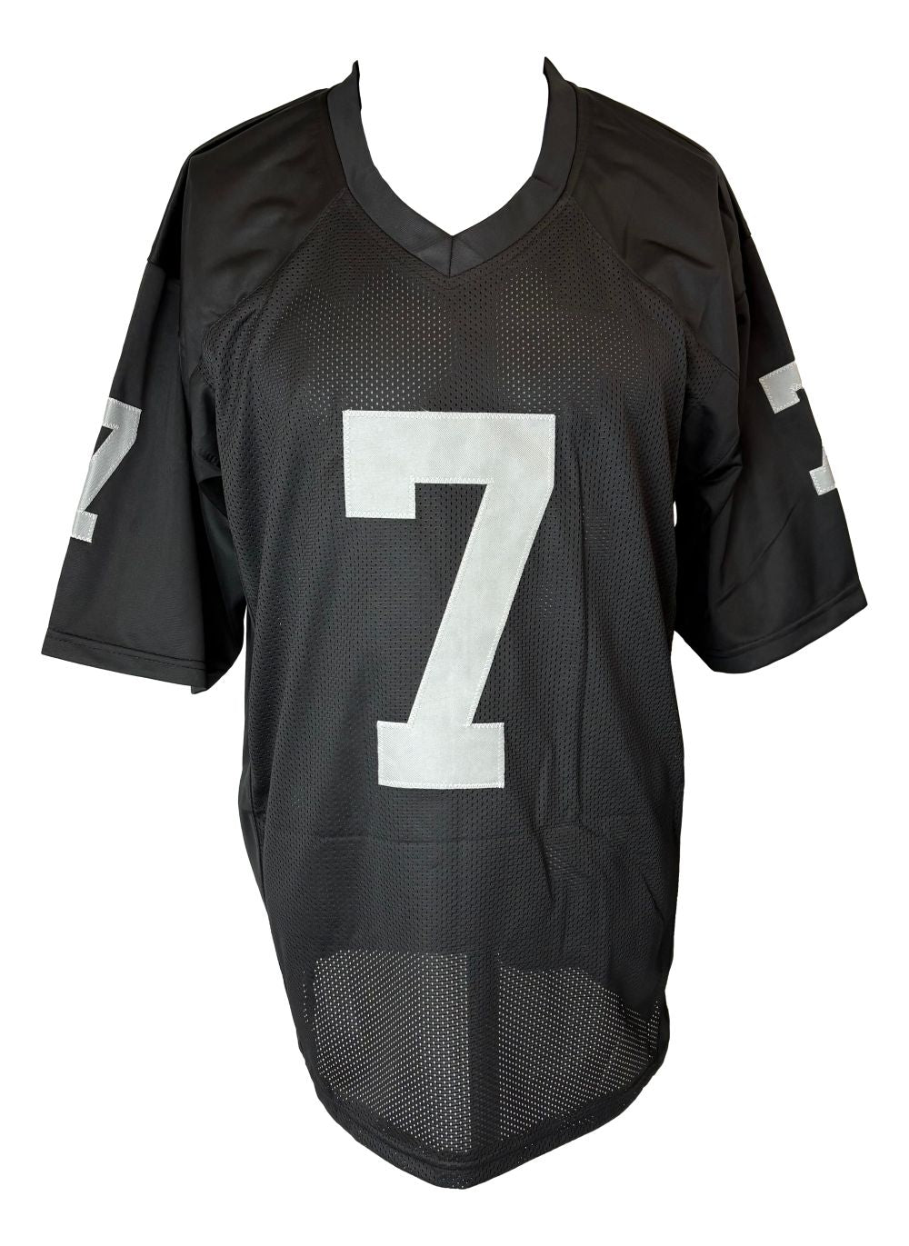 Geno Smith Las Vegas Signed Black Football Jersey BAS
