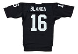 George Blanda Signed Oakland Raiders Authentic Wilson Jersey BAS