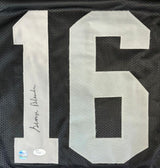 George Blanda Oakland Signed Black Football Jersey JSA+Lojo Hologram