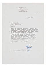 President George HW Bush Signed 1980 Typed Letter PSA/DNA Auto 10 Grade