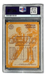 George Gervin Signed 1981 Topps #106 Spurs Trading Card PSA/DNA
