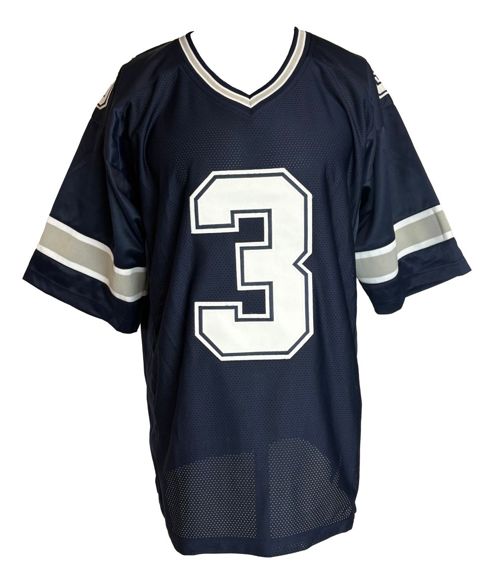 George Pickens Dallas Signed Navy Football Jersey JSA QR
