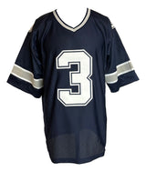 George Pickens Dallas Signed Navy Football Jersey JSA QR