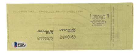 George Kell Detroit Tigers Signed Bank Check #8299 BAS - Sports Integrity