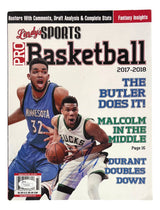 Giannis Antetokounmpo Bucks Signed 2017/18 Lindy Sports Basketball Magazine JSA