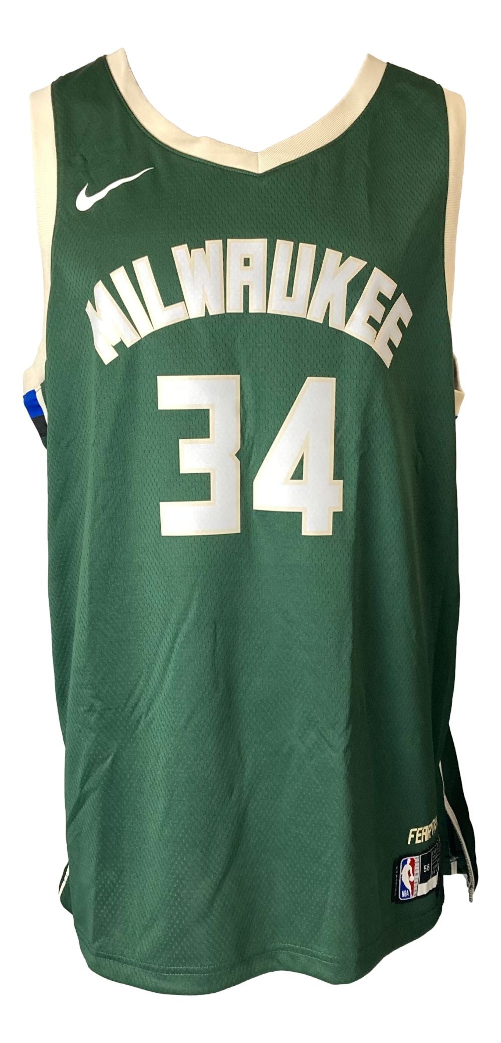 Giannis Antetokounmpo Signed Milwaukee Bucks Nike Swingman Jersey BAS