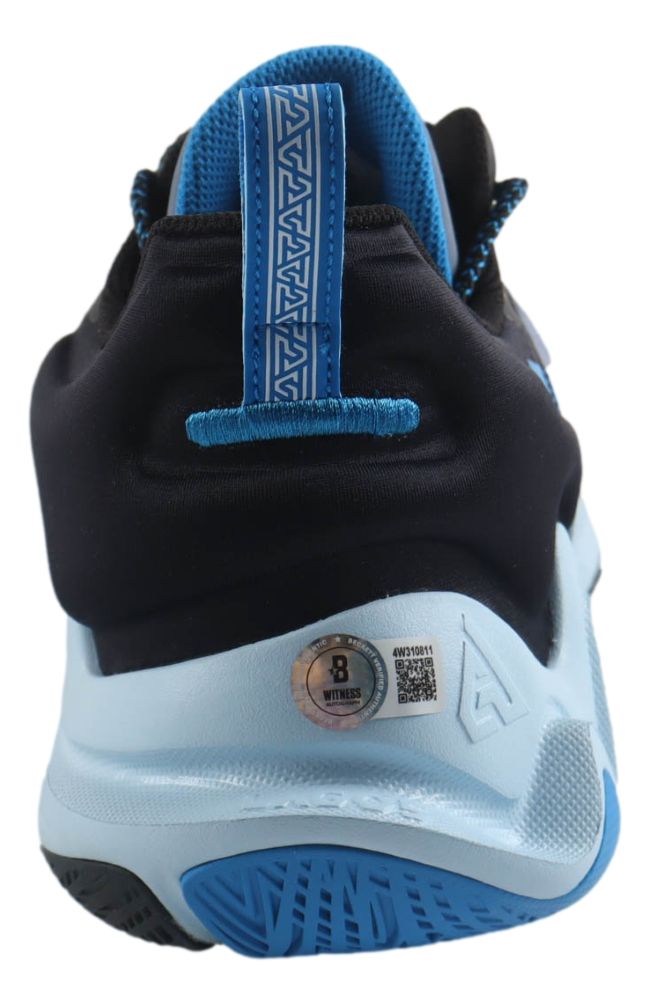 Giannis Antetokounmpo Bucks Signed Right Nike Immortality City Edition Shoe BAS