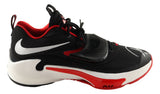 Giannis Antetokounmpo Bucks Signed Right Nike Zoom Freak 3 Bred Shoe BAS