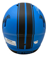 Jahmyr Gibbs David Montgomery Signed Lions FS Rave Replica Speed Helmet Fanatics