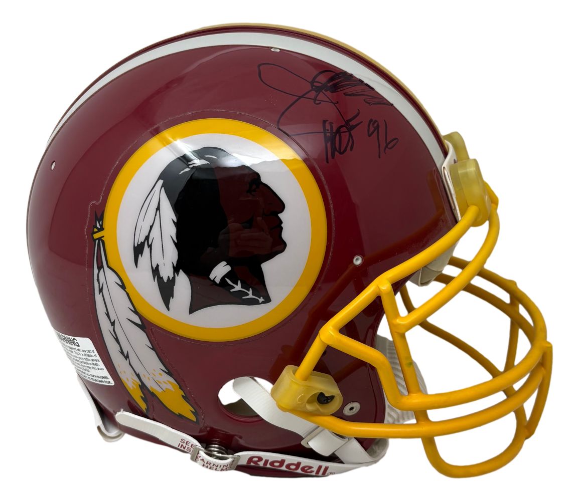 Joe Gibbs Mark Rypien Signed Redskins Full Size Authentic Helmet JSA Hologram