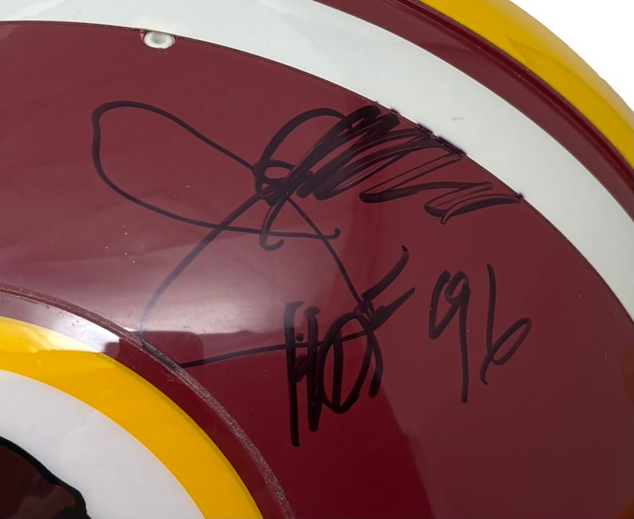 Joe Gibbs Mark Rypien Signed Redskins Full Size Authentic Helmet JSA Hologram