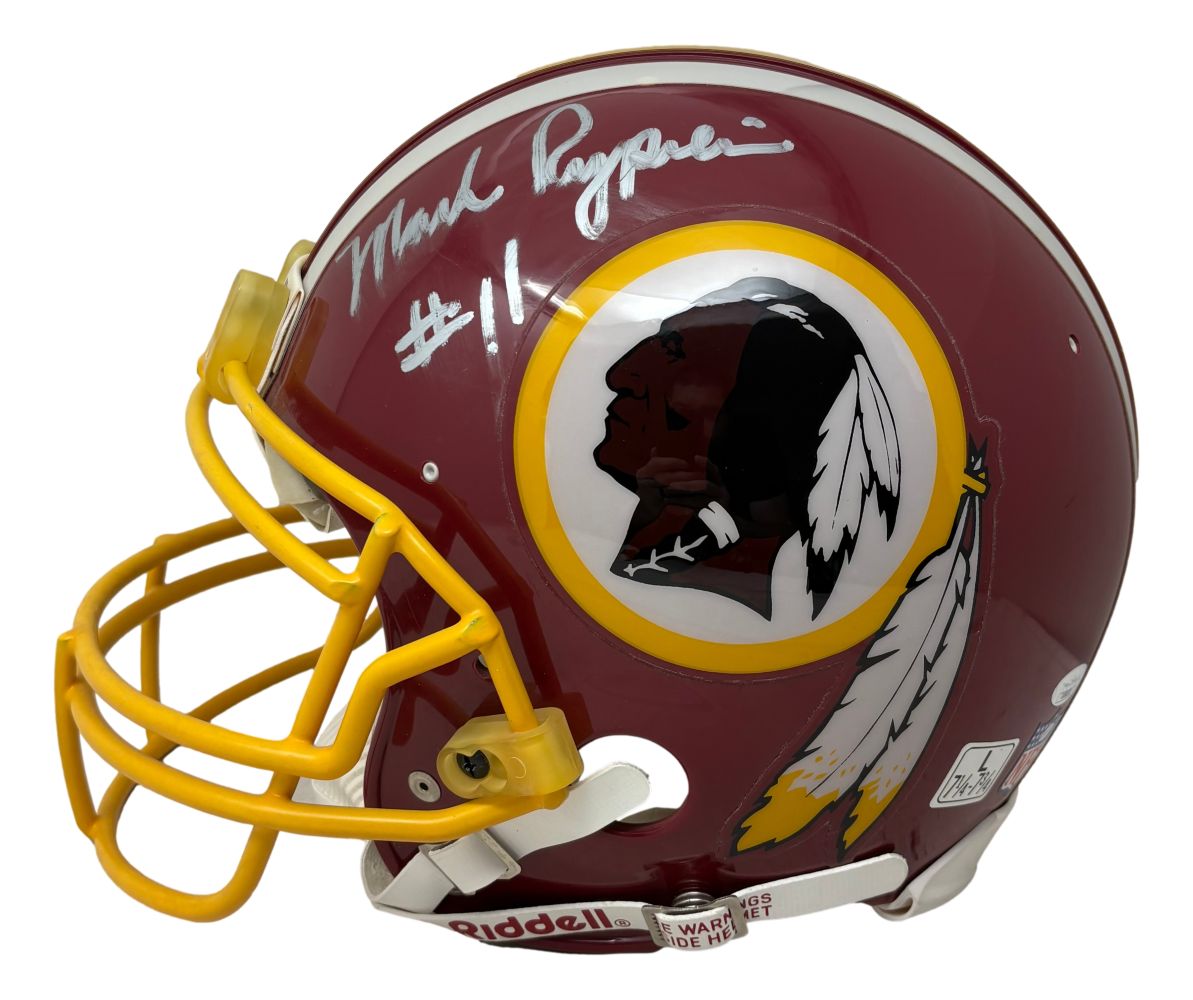 Joe Gibbs Mark Rypien Signed Redskins Full Size Authentic Helmet JSA Hologram