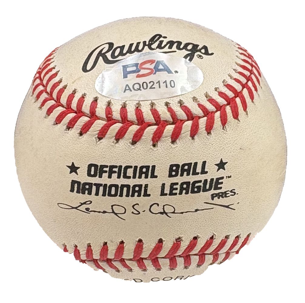 Gordie Howe Detroit Red Wings Signed Official NL Baseball Mr. Hockey PSA/DNA