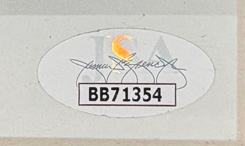 Gorilla Monsoon Signed Framed 8x10 WWE WWF Photo JSA LOA