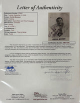 Gorilla Monsoon Signed Framed 8x10 WWE WWF Photo JSA LOA