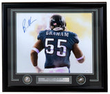 Sports Integrity Brandon Graham Signed Framed 16x20 Super Bowl 59 Eagles Smoke Photo (JSA), features his autograph, Eagles #55 jersey, commemorative coins, and display plaque—perfect for Philadelphia Eagles fans.