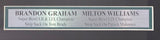 Graham Williams Signed Framed 16x20 Eagles Super Bowl Strip Sack Photo BAS