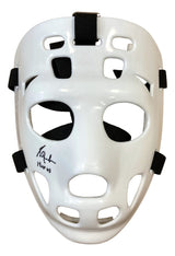 Grant Fuhr Edmonton Oilers Signed Replica Throwback Goalie Mask HOF 03 Schwartz
