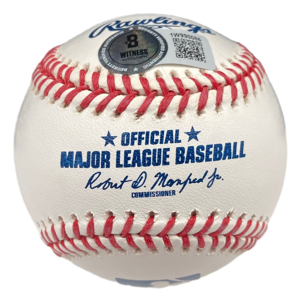 Greg Maddux Atlanta Braves Signed Official MLB Baseball HOF 14 BAS